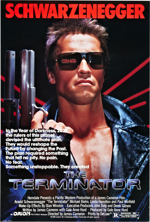 Europosters Plakát, Obraz - Terminator, 26.7 × 40 cm