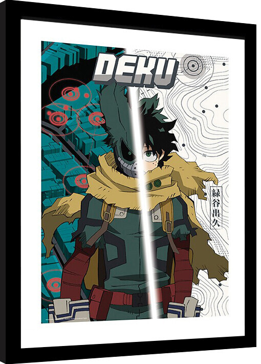ABY STYLE Obraz na zeď - My Hero Academia - Dark Deku, 34.3 × 44.5 cm