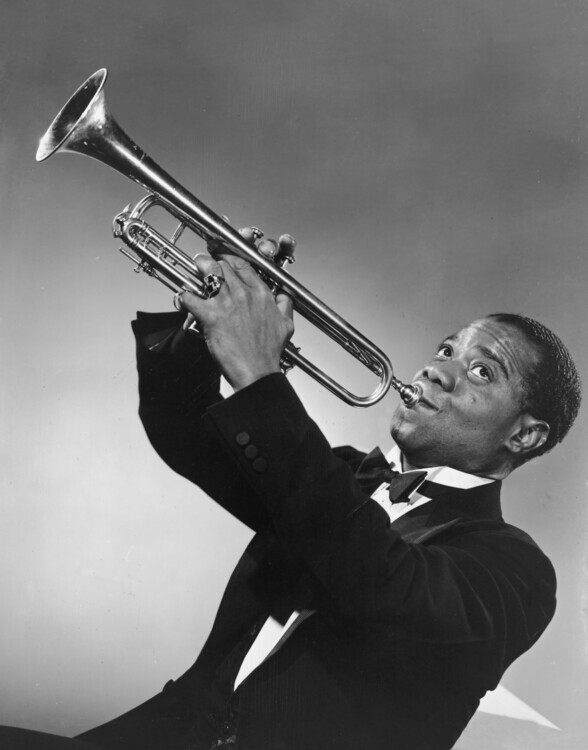 Hulton Archive Plakát, Obraz - Louis Armstrong, 30 × 40 cm