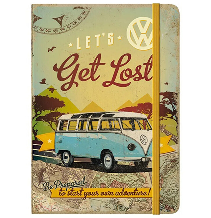 Nekupto Zápisník VW Bulli Let's Get Lost, A5