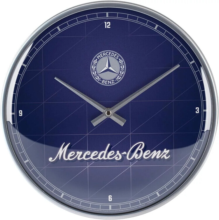 Nekupto Hodiny Hodiny Mercedes-Benz - Silver & Blue