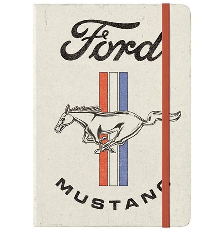 Nekupto Zápisník Ford Mustang - Horse & Stripes, A5