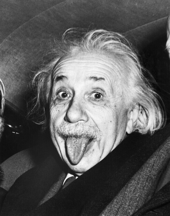 Bettmann Plakát, Obraz - Albert Einstein Sticking Out His Tongue, 30 × 40 cm