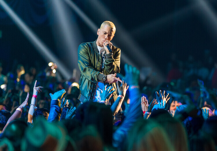 Christopher Polk Plakát, Obraz - Eminem at MTV Movie Awards 2014, 40 × 26.7 cm