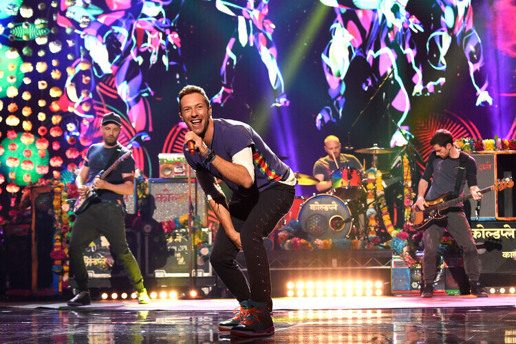 Kevin Mazur/AMA2015 Plakát, Obraz - Coldplay, 40 × 26.7 cm