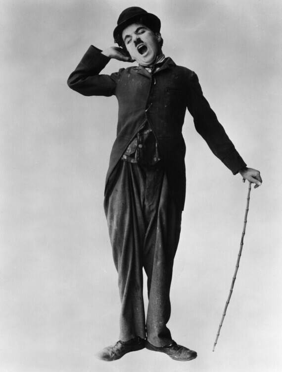 Hulton Archive Plakát, Obraz - British actor and director Charlie Chaplin in The Tramp, 30 × 40 cm