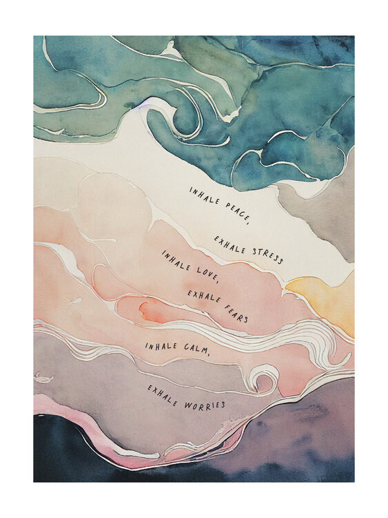 KsanaKalpa Plakát, Obraz - Inhalesequence, KsanaKalpa, 30 × 40 cm