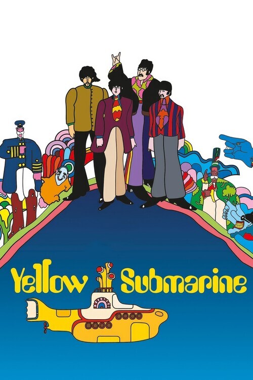 Europosters Plakát, Obraz - Yellow Submarine (1968), 26.7 × 40 cm