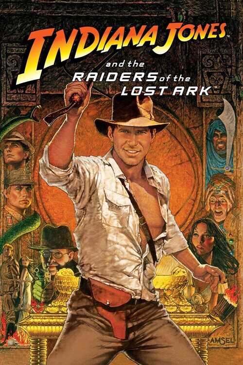 Europosters Plakát, Obraz - Raiders of the Lost Ark (1981), 26.7 × 40 cm