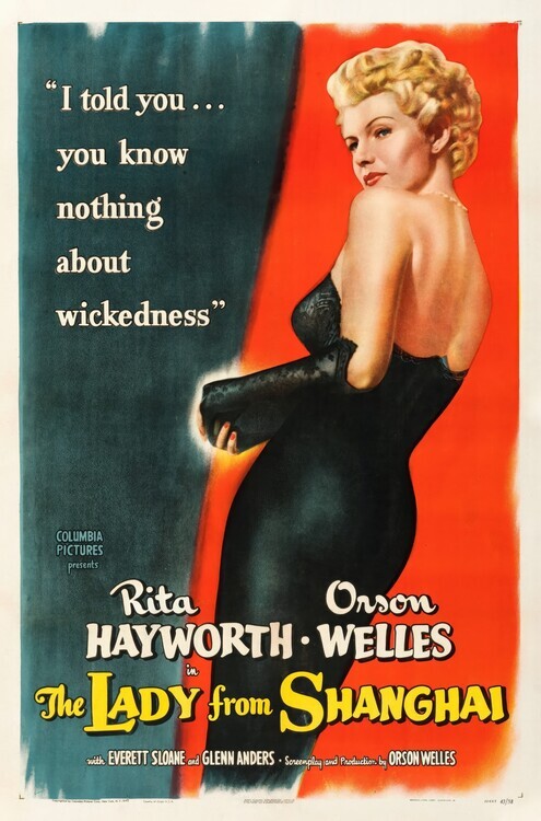 Europosters Plakát, Obraz - The Lady from Shanghai (1947), 26.7 × 40 cm