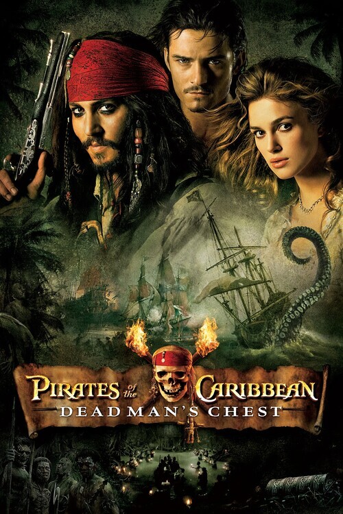 Europosters Plakát, Obraz - Pirates of the Caribbean Dead Man's Chest (2006), 26.7 × 40 cm