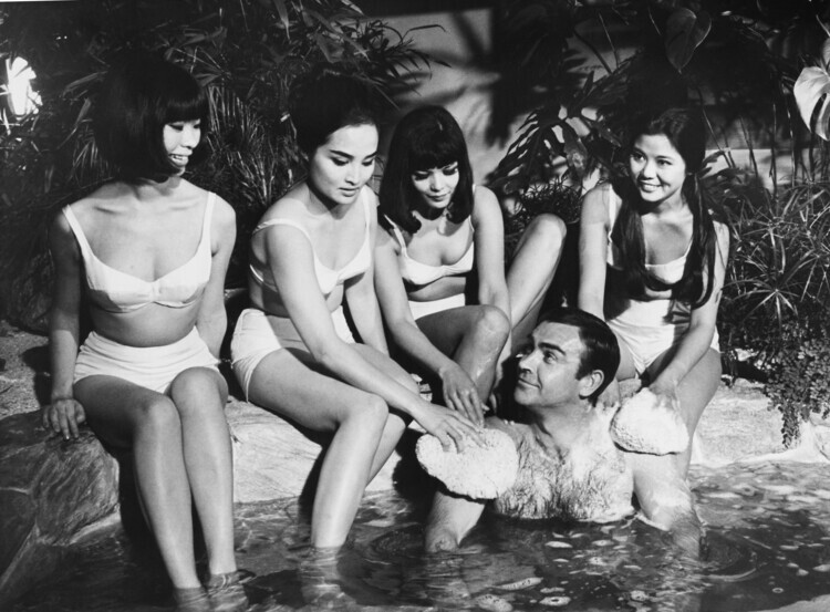 Keystone-France Plakát, Obraz - England, Sean Connery And James Bond, 40 × 30 cm