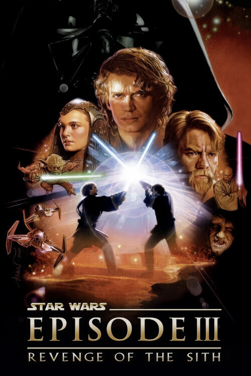 Europosters Plakát, Obraz - Star Wars Episode III - Revenge of the Sith (2005), 26.7 × 40 cm