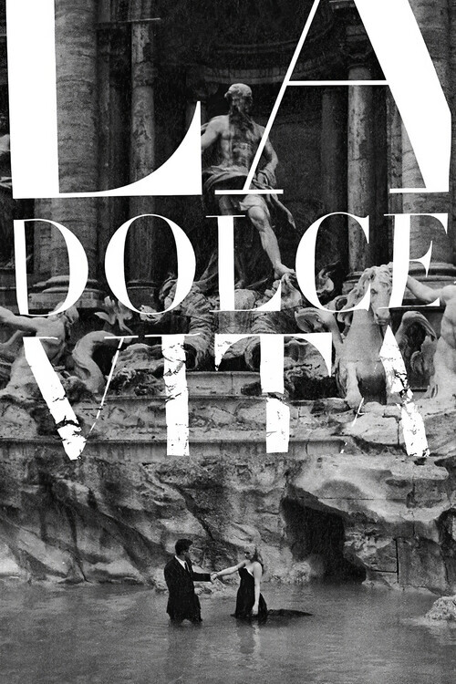 Europosters Plakát, Obraz - La Dolce Vita (1960), 26.7 × 40 cm