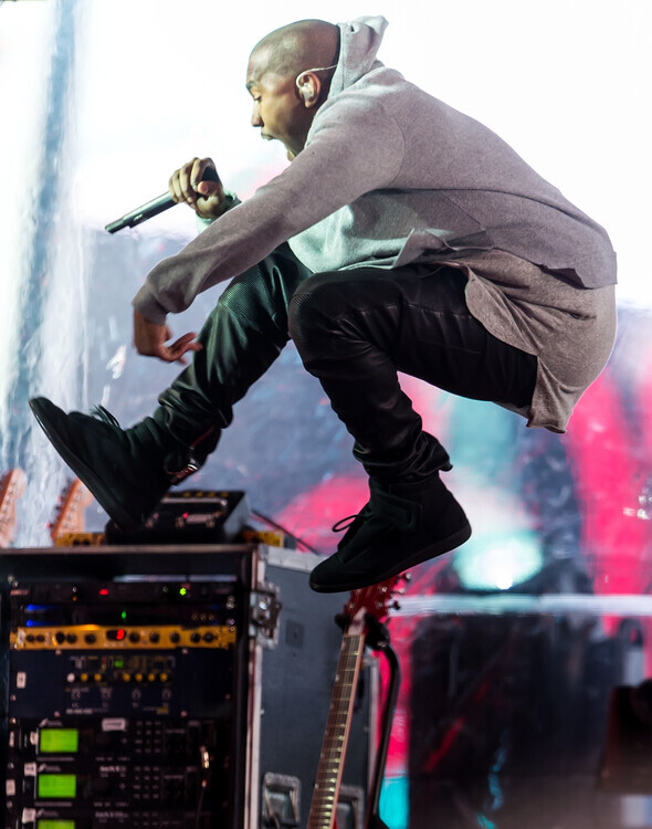 Gilbert Carrasquillo Plakát, Obraz - Kanye West, 30 × 40 cm