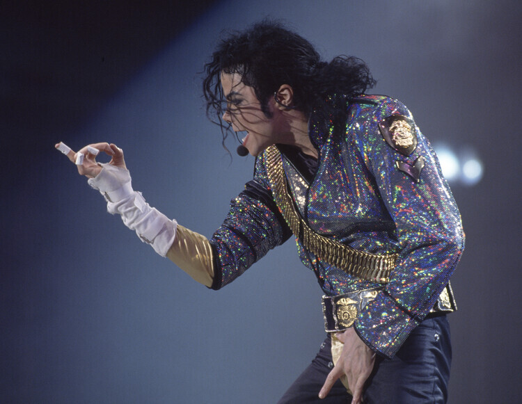 Jim Steele/Popperfoto Plakát, Obraz - Michael Jackson, 40 × 30 cm