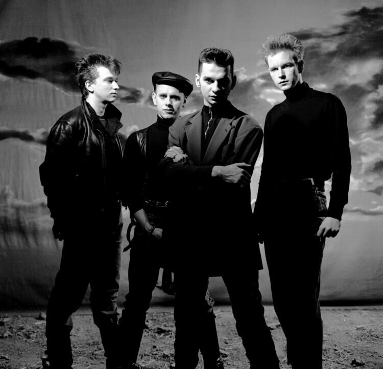 John Stoddart/Popperfoto Plakát, Obraz - Depeche Mode, 40 × 40 cm