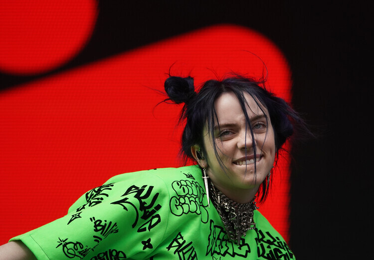 Owen Humphreys - PA Images Plakát, Obraz - Billie Eilish BBC Radio 1's Big Weekend, 40 × 26.7 cm