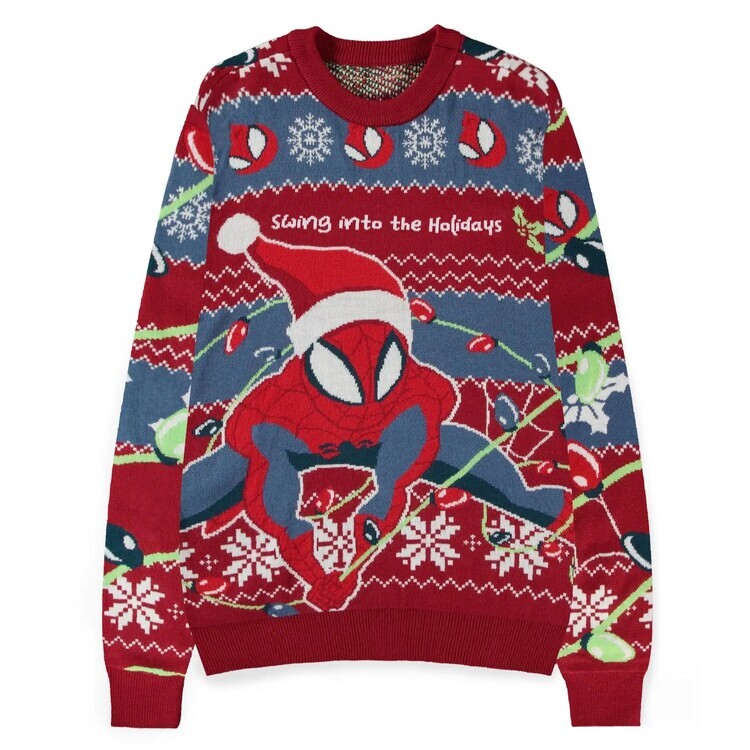 DIFUZED Mikina Spider-man - Swing into the Holidays, M