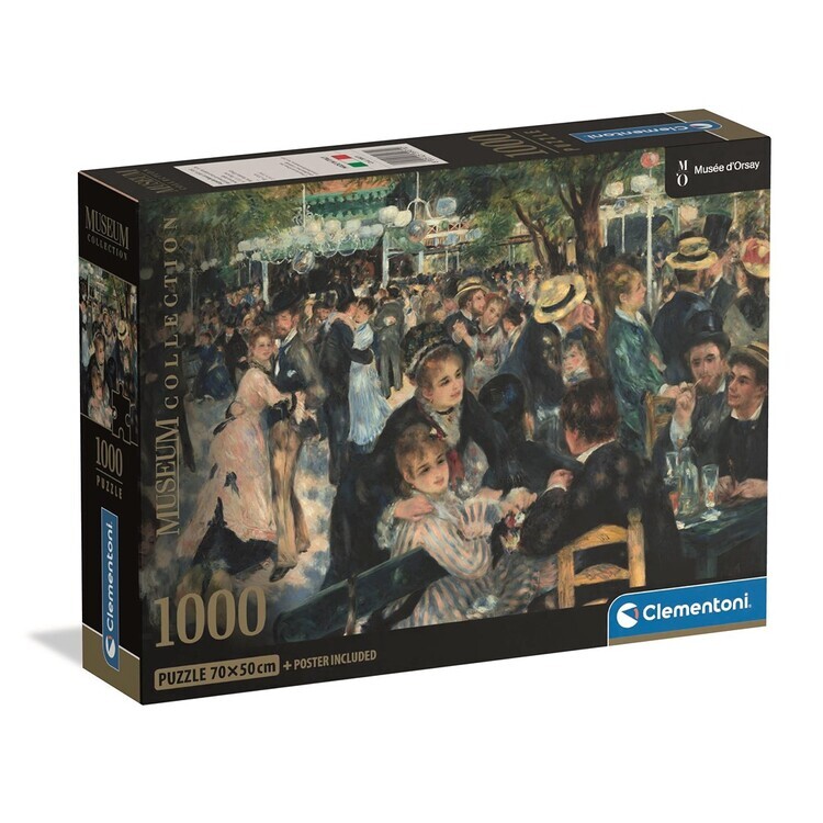 CLEMENTONI Puzzle Pierre-Auguste Renoir – Bal du moulin de la Galette, 1000 ks