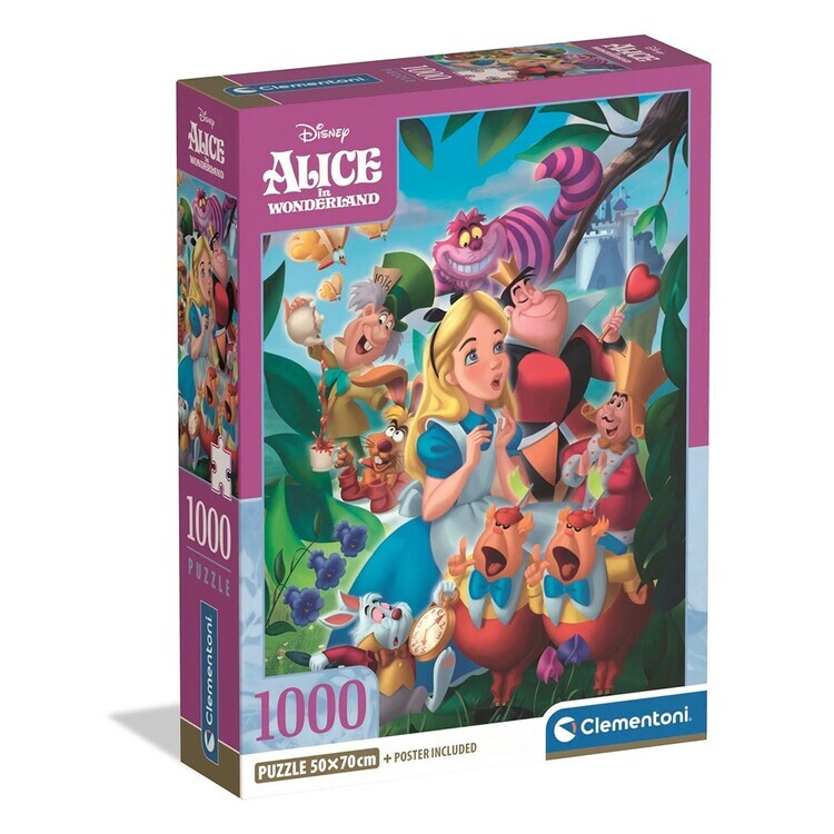 CLEMENTONI Puzzle Disney - Alice in Wonderland, 1000 ks