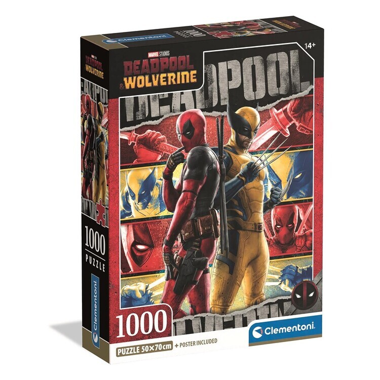CLEMENTONI Puzzle Deadpool, 1000 ks