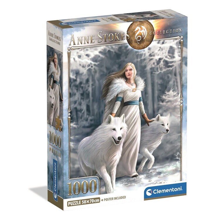 CLEMENTONI Puzzle Anne Stokes - Winter Guardians, 1000 ks