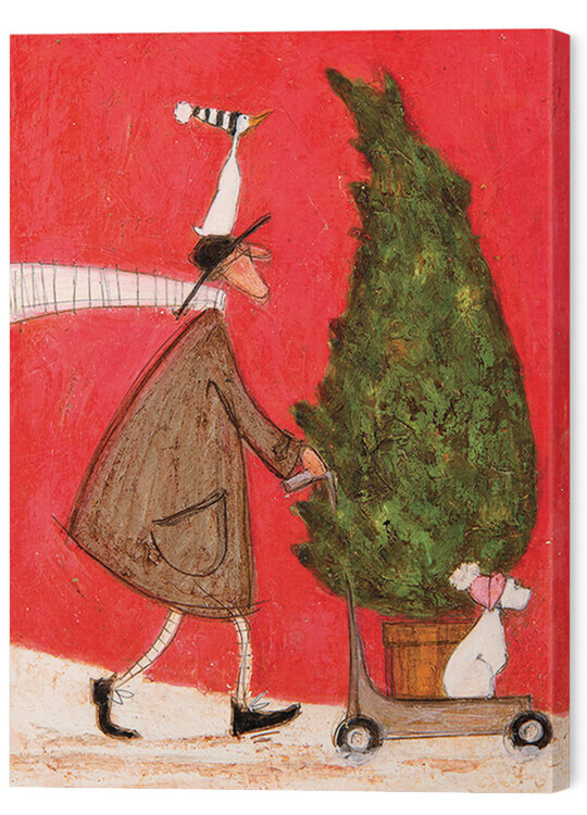 PYRAMID Obraz na plátně Sam Toft - Little Silent Christmas Tree, 2 - 30×40 cm