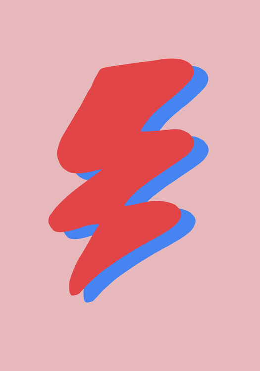 Pictufy Studio Plakát, Obraz - Lightning, Pictufy Studio, 26.7 × 40 cm