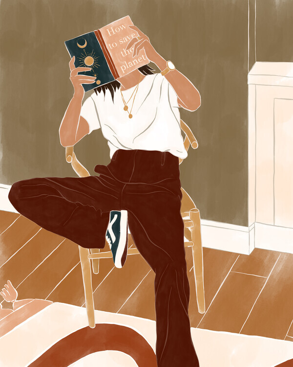 Ivy Green Illustrations Plakát, Obraz - How To Save the Planet, Ivy Green Illustrations, 30 × 40 cm