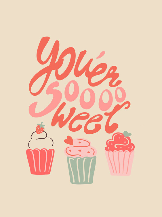 Nikita Jariwala Plakát, Obraz - Soooo Sweet Cupcakes, Nikita Jariwala, 30 × 40 cm