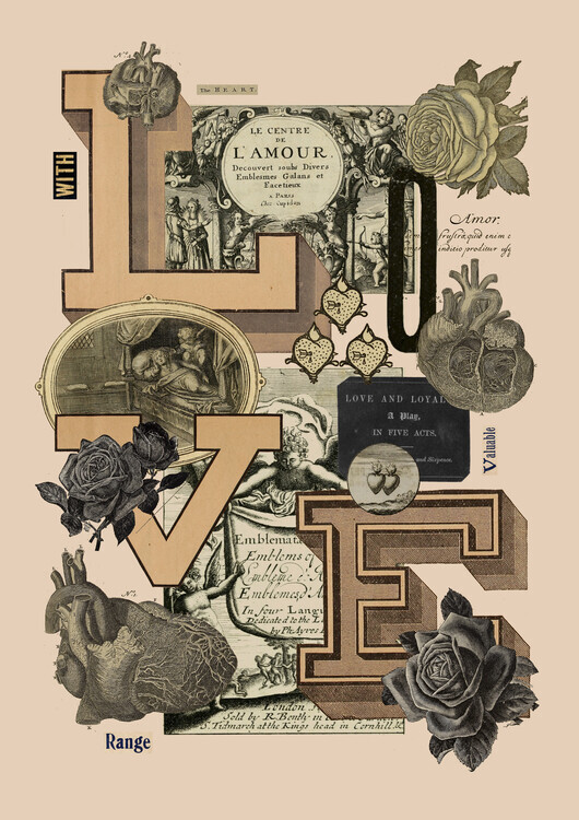 Pawel Pacholec Plakát, Obraz - With Love, Pawel Pacholec, 30 × 40 cm