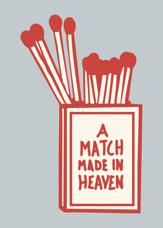 Andreas Magnusson Plakát, Obraz - Heavenly Matches, Andreas Magnusson, 30 × 40 cm