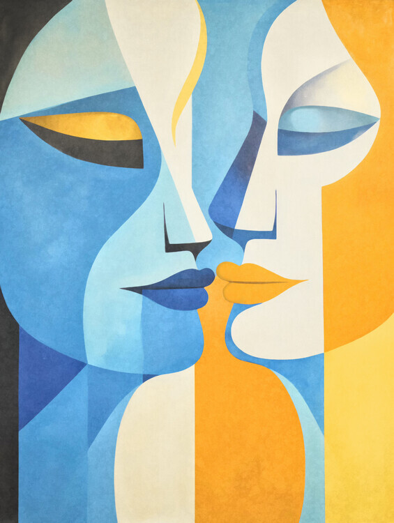 Andrea Haase Plakát, Obraz - Gentle Kiss, Andrea Haase, 30 × 40 cm