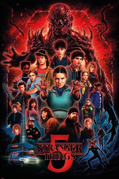 GRUPO ERIK Plakát, Obraz - Stranger Things: Season 5 - One Sheet, 61 × 91.5 cm