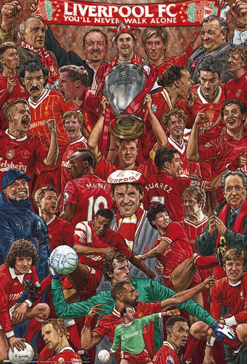 GRUPO ERIK Plakát, Obraz - Liverpool FC - Legends, 61 × 91.5 cm