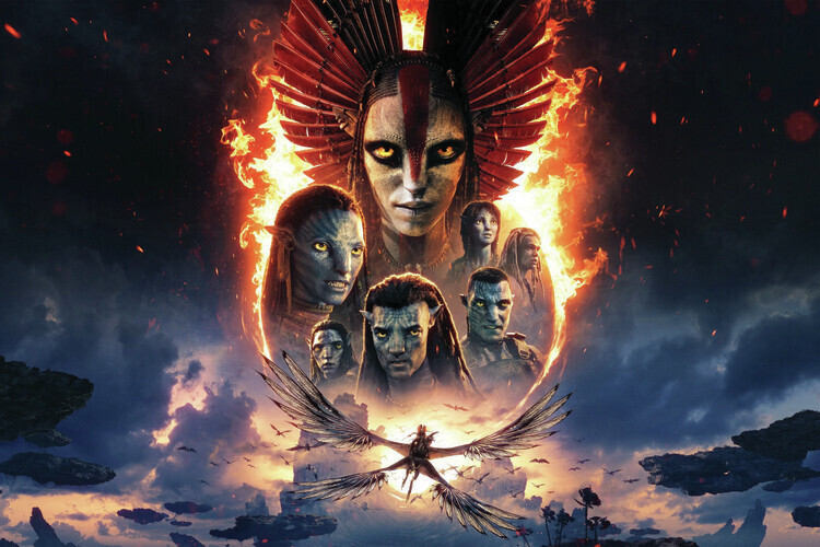 Europosters Plakát, Obraz - Avatar: Fire and Ash - Group, 40 × 26.7 cm