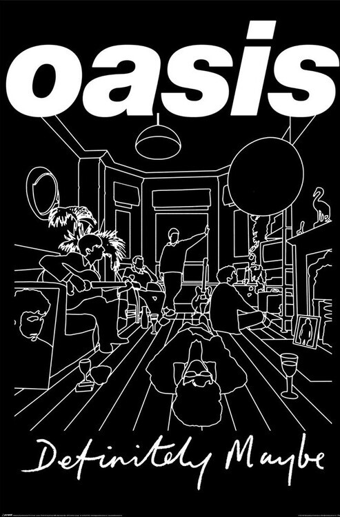 PYRAMID Plakát, Obraz - Oasis - Definitely Maybe Ar, 61 × 91.5 cm