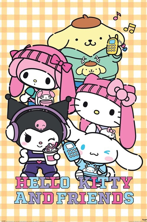 PYRAMID Plakát, Obraz - Sanrio - Hello Kitty - Pop, 61 × 91.5 cm