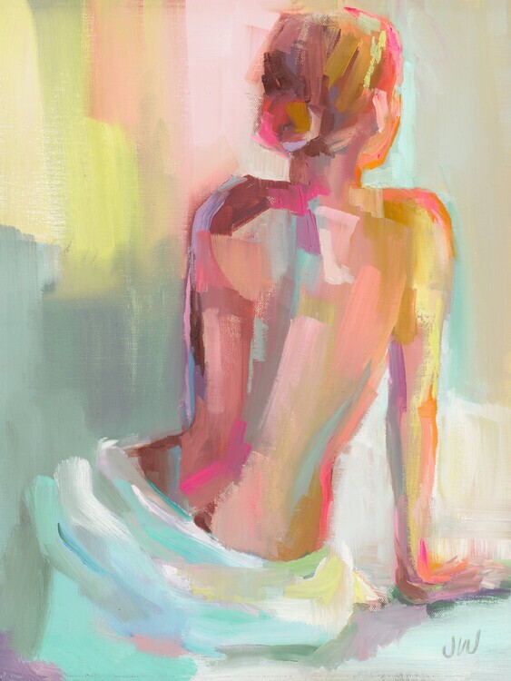Jenny Westenhofer Plakát, Obraz - Woman Posing, Jenny Westenhofer, 30 × 40 cm