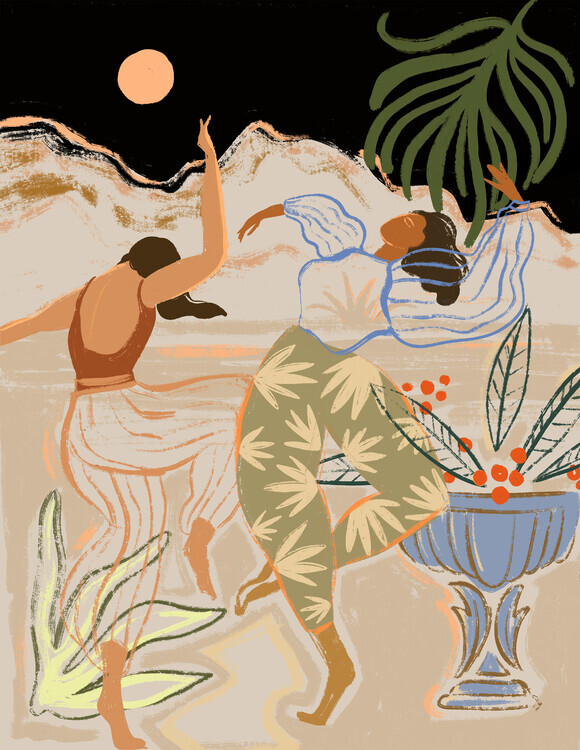 Arty Guava Plakát, Obraz - Moonlightdance, Arty Guava, 30 × 40 cm