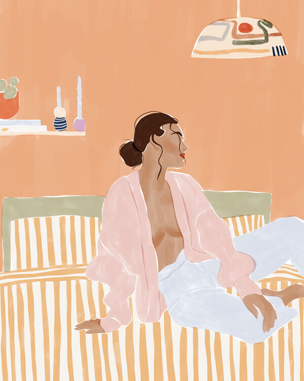 Ivy Green Illustrations Plakát, Obraz - Just Let Me Chill, Ivy Green Illustrations, 30 × 40 cm