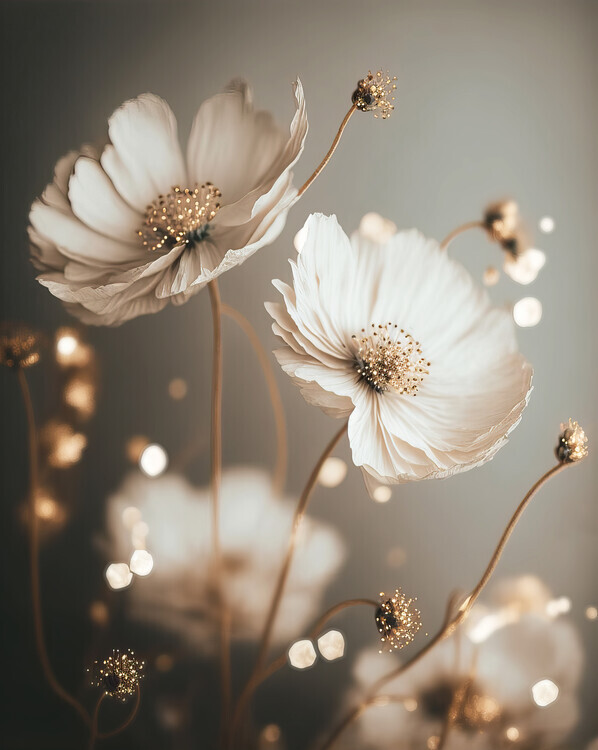 Treechild Plakát, Obraz - Petal Glow, Treechild, 30 × 40 cm