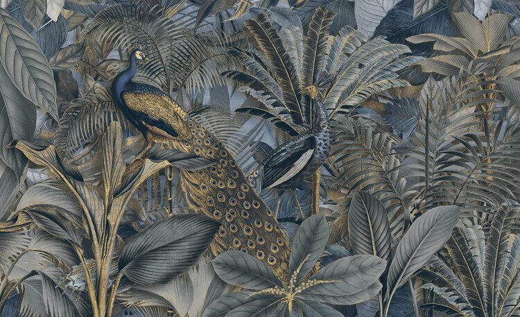 Andrea Haase Plakát, Obraz - Jungle Birds Garden No3, Andrea Haase, 40 × 24.4 cm