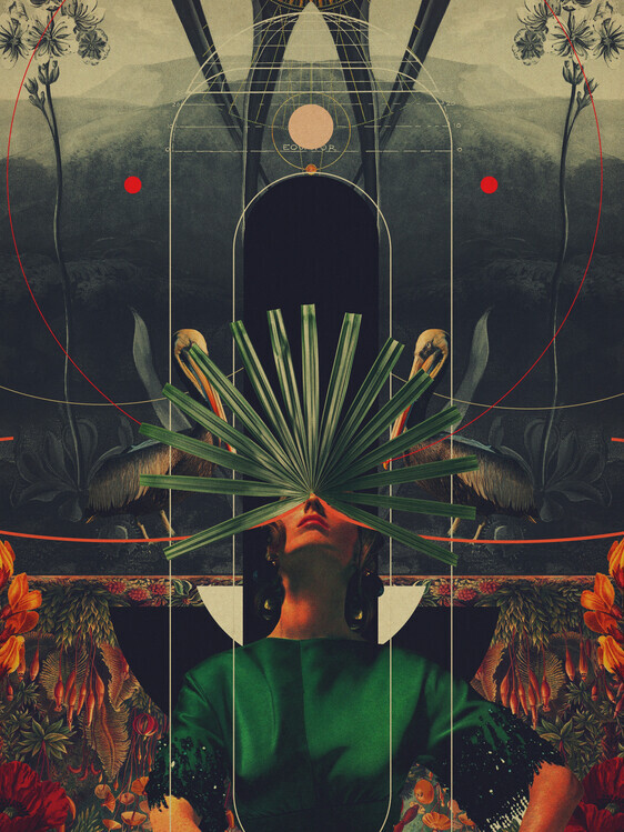 Frank Moth Plakát, Obraz - She Saw the Equator, Frank Moth, 30 × 40 cm