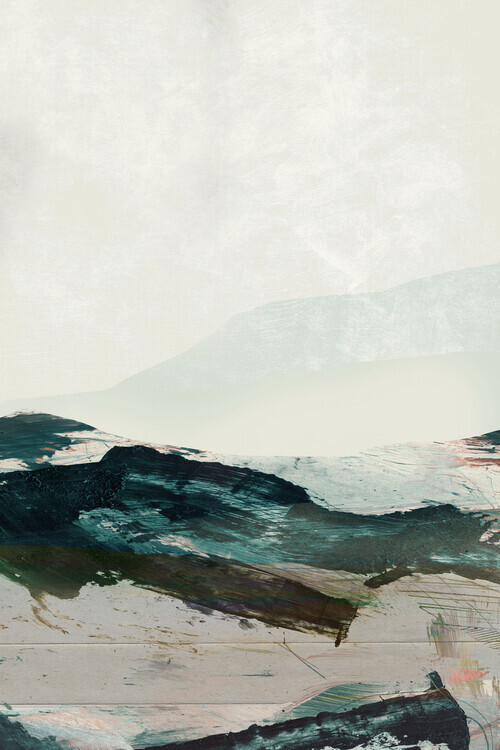 Dan Hobday Plakát, Obraz - Mountains No2, Dan Hobday, 26.7 × 40 cm