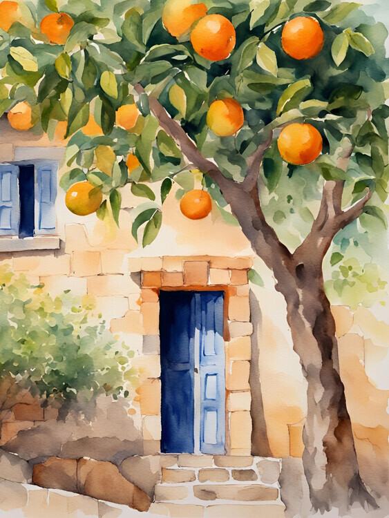 Ohkimiko Plakát, Obraz - Orangetree, Ohkimiko, 30 × 40 cm