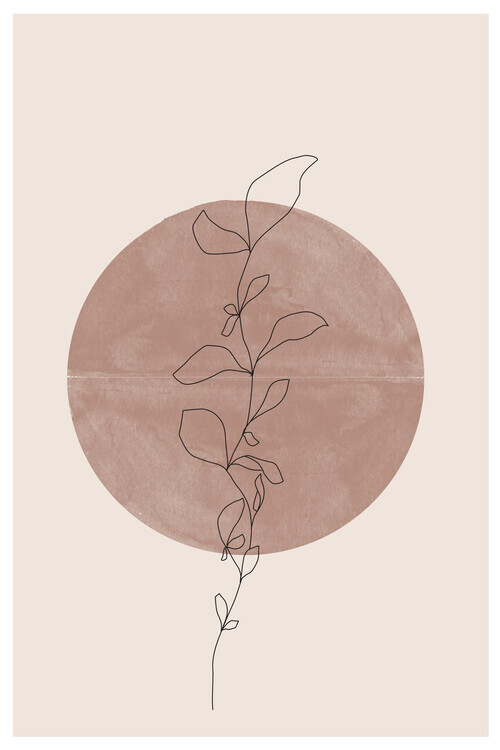 THE MIUUS STUDIO Plakát, Obraz - Circle and Vine, THE MIUUS STUDIO, 26.7 × 40 cm