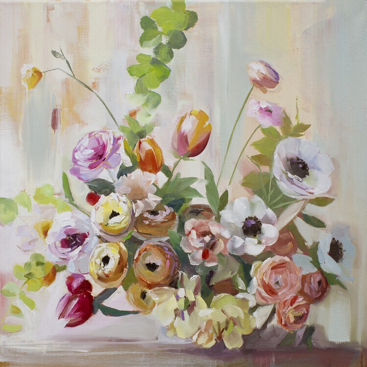 Jenny Westenhofer Plakát, Obraz - Ranunculus, Jenny Westenhofer, 40 × 40 cm