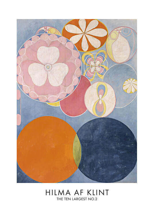 Hilma Af Klint Plakát, Obraz - The Ten Largest No.2 Poster, Hilma Af Klint, 30 × 40 cm